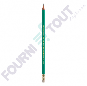 Crayon noir avec gomme HB...