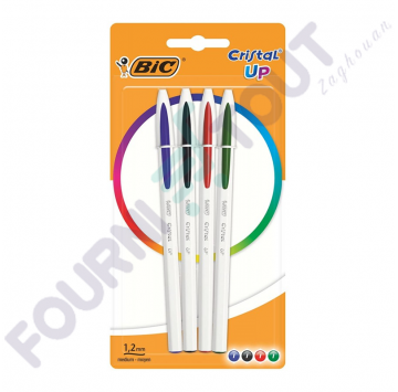 Pack 4 stylos à bille BIC...