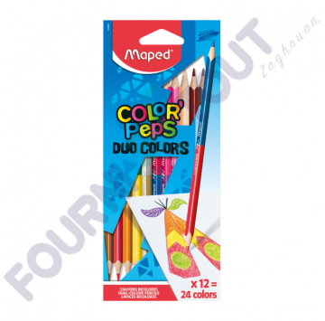 Crayons Bicolores 12...