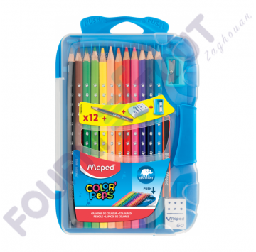 Crayons De 12 Couleur Maped...